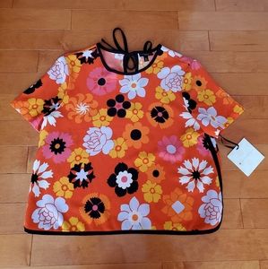 NWT (XL) Victoria Beckham Target Floral Top